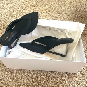 Good American Black Heels